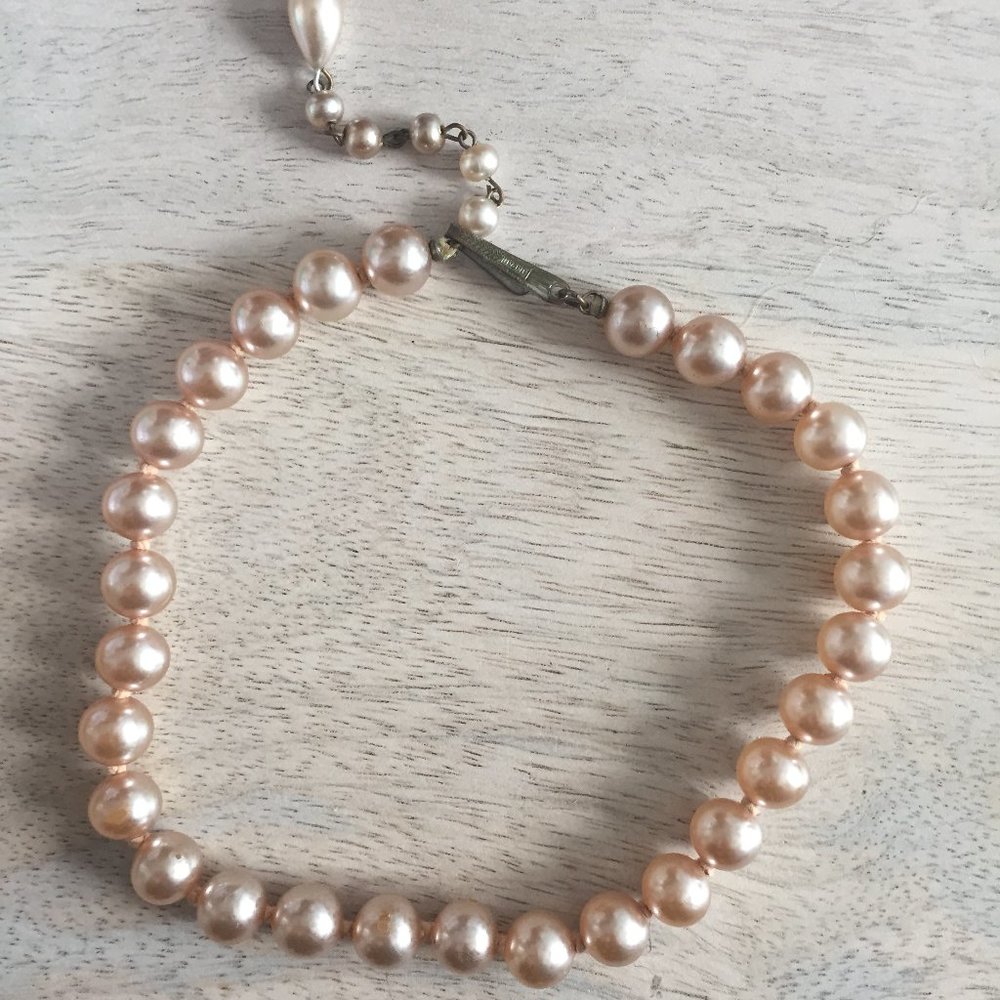 Vintage Japan Faux Pearl Necklace
